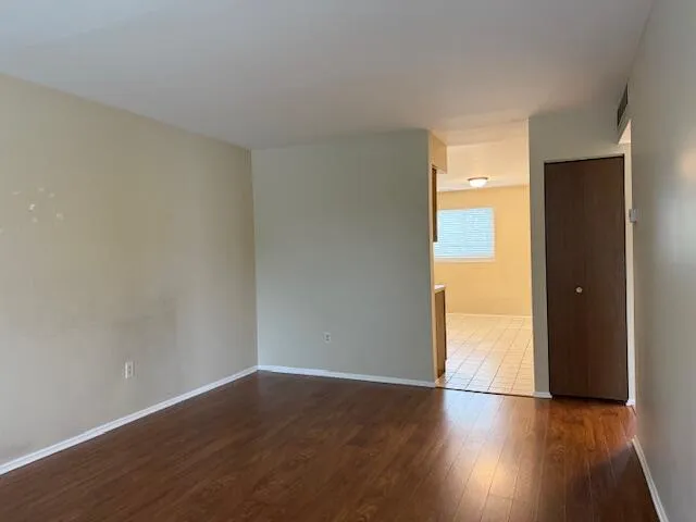 wooden floor in an empty room