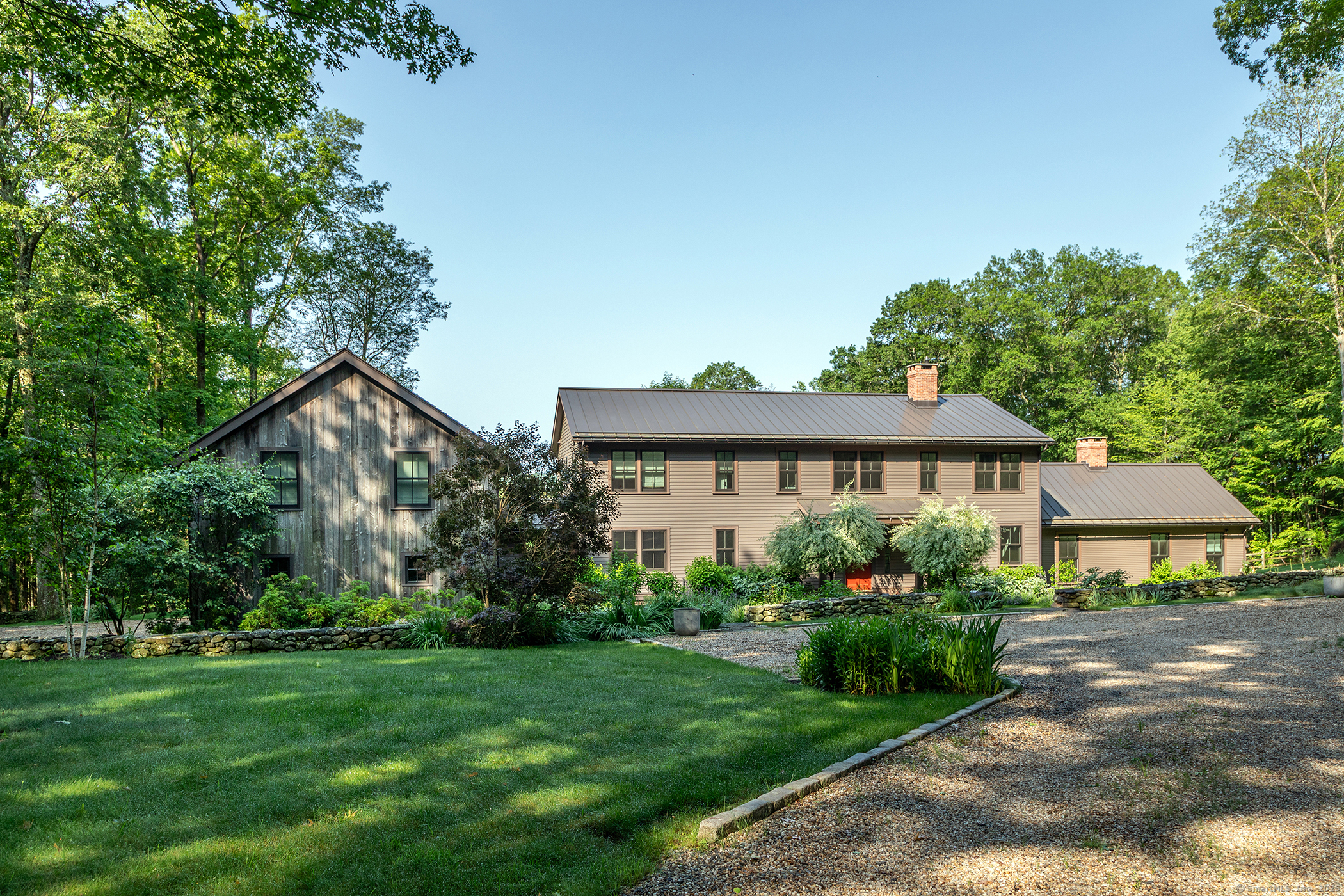 85 West Church Hill Road Washington, CT 06794 - Photo 2 of 38 a view of a house with garden and plants
