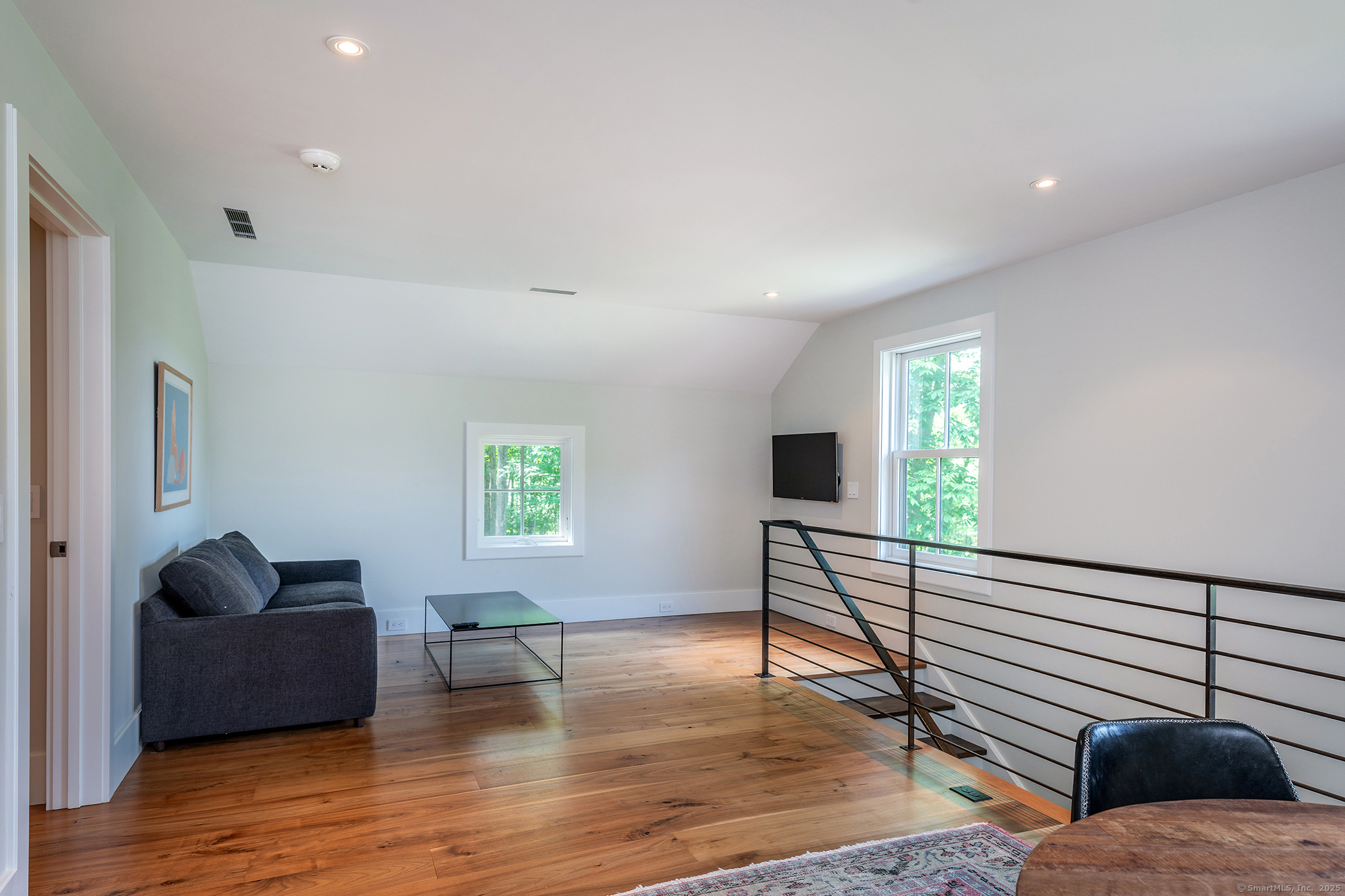 85 West Church Hill Road Washington, CT 06794 - Photo 32 of 38 a living room with furniture and a wooden floor
