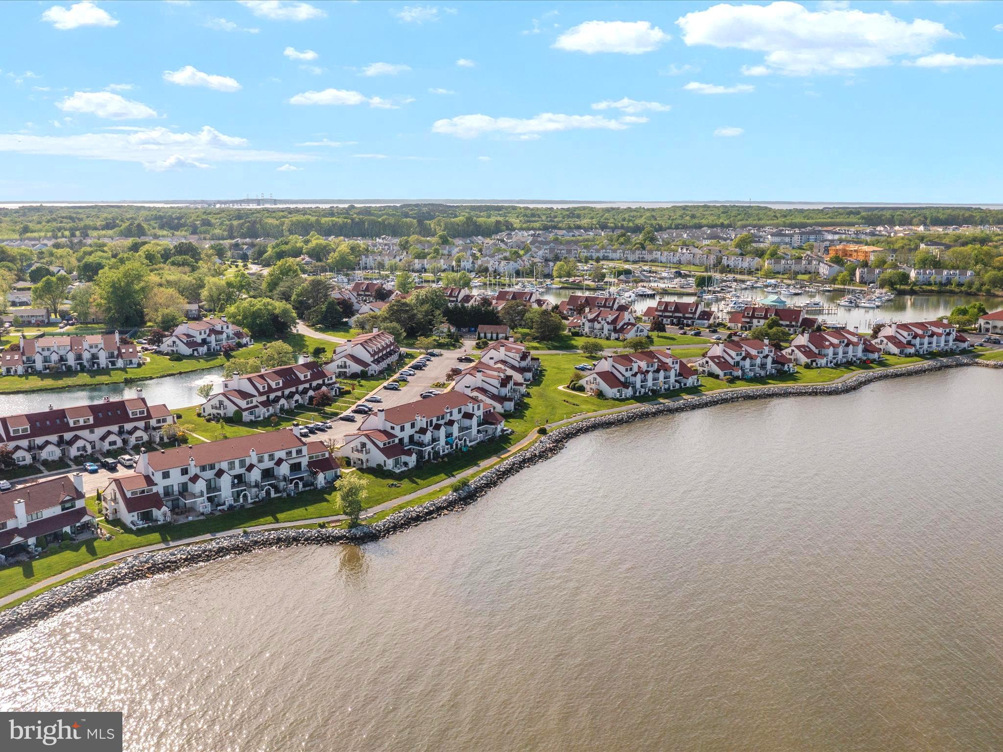 32 Queen Anne Way Chester, MD 21619 - Photo 44 of 61 an aerial view of a city with lots of buildings