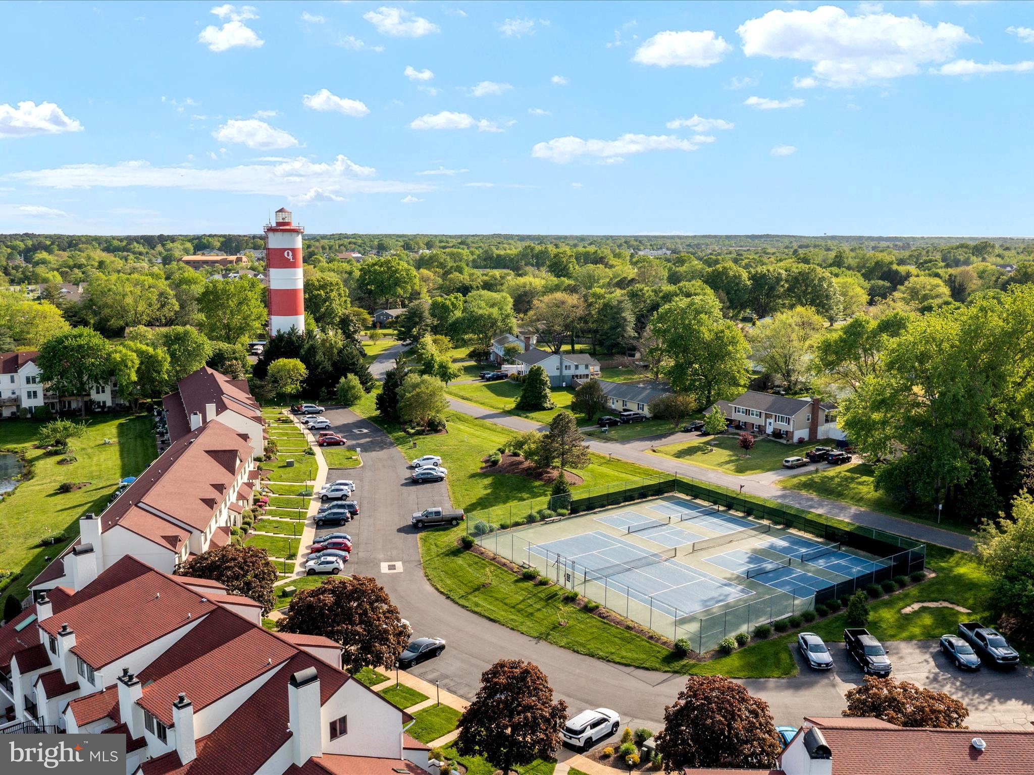 32 Queen Anne Way Chester, MD 21619 - Photo 56 of 61 an aerial view of residential houses with outdoor space and swimming pool