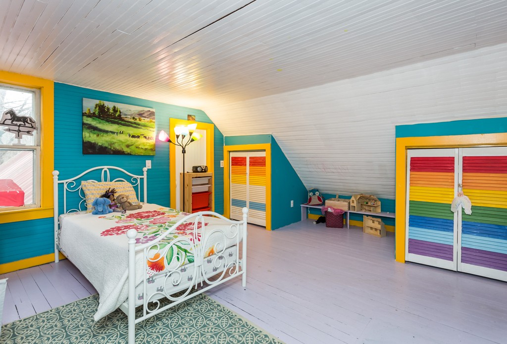 1301 Conway Road Ashfield, MA 01330 - Photo 25 of 26 a bedroom with a bed and a baby crib