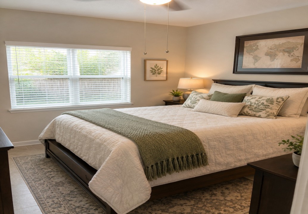 3207 Georgia Pine Drive Spring, TX 77373 - Photo 14 of 29 a bedroom with bed and window