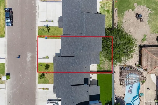 a view of front door and yard