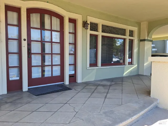 a view of front door