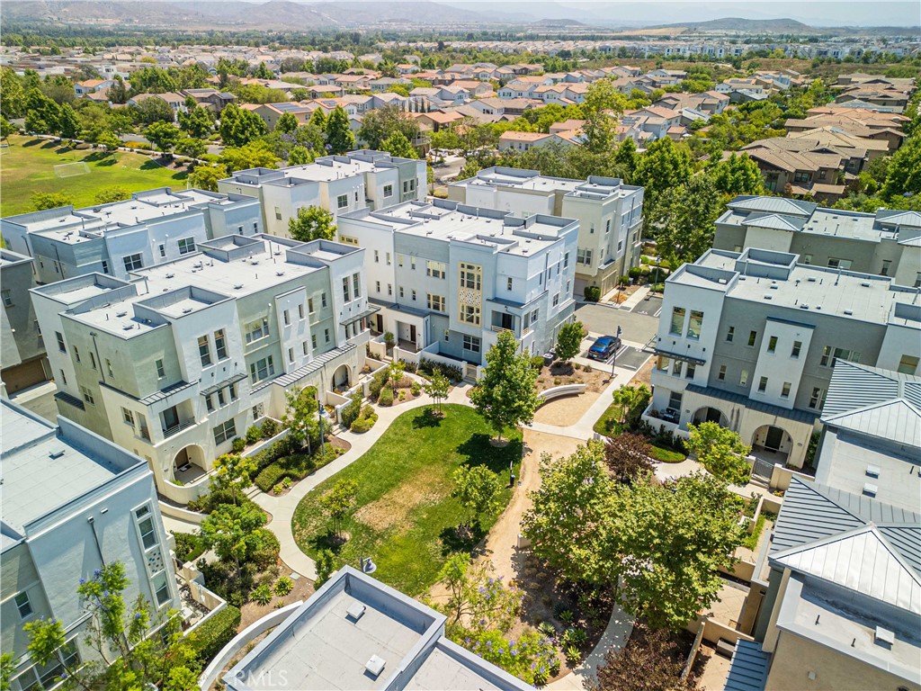 134 Acamar Irvine, CA 92618 - Photo 37 of 56 an aerial view of residential building with outdoor space
