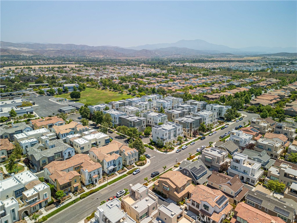 134 Acamar Irvine, CA 92618 - Photo 54 of 56 an aerial view of residential building and street
