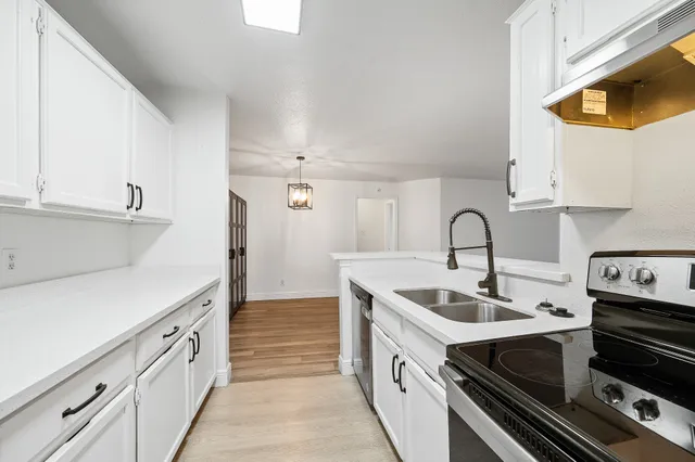 a view of small space with racks on the wall