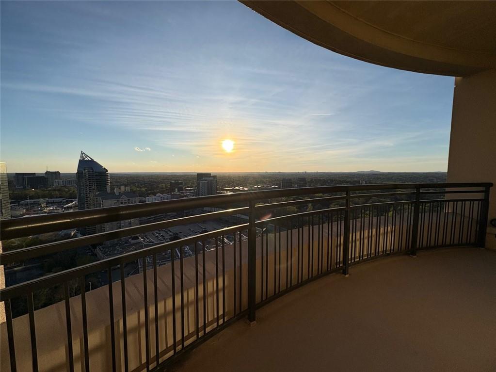 3445 Stratford Road Northeast, Unit 3601 Atlanta, GA 30326 - Photo 21 of 37 a view of city with balcony