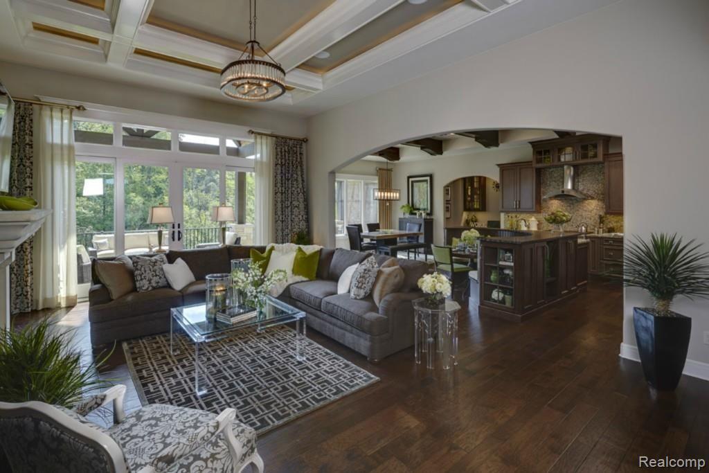 2357 Rising Gate Court Rochester, MI 48306 - Photo 4 of 11 Family Room and Kitchen
