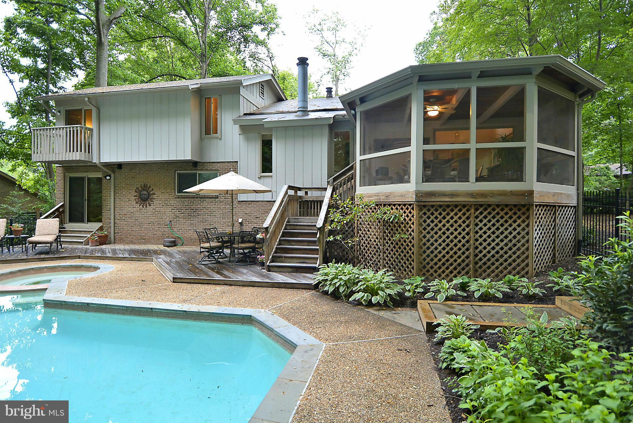 2076 Amberjack Court Reston, VA 20191 - Photo 24 of 30 View of Screened Porch & Juliet Balcony Off Master