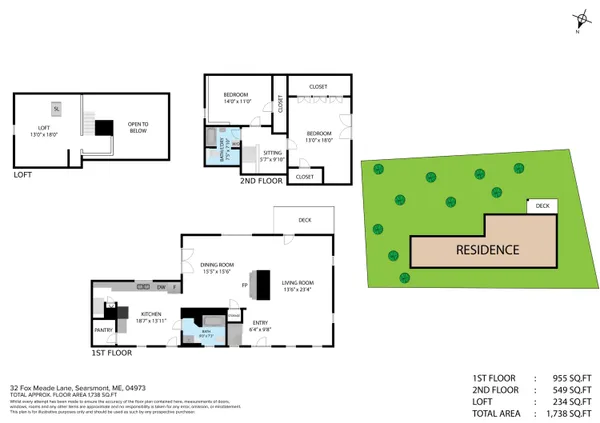$895,000 | 32 Fox Meade Lane, Searsmont, ME 04973