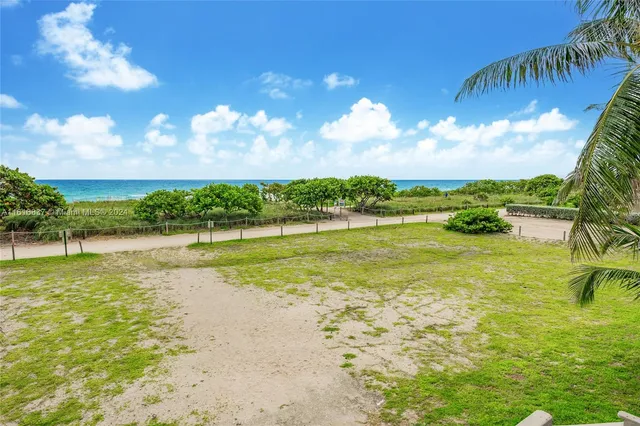 a view of an ocean and beach