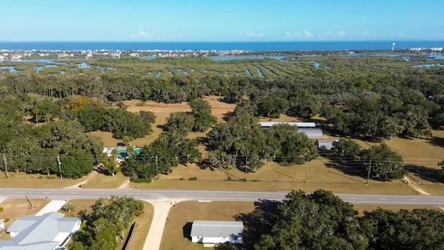 a view of city and ocean