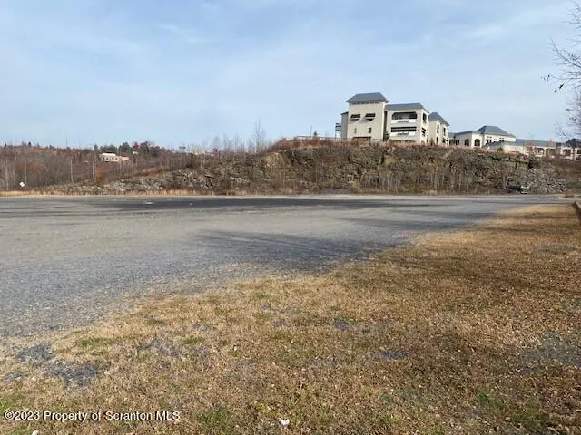 a view of a lake in middle of the town
