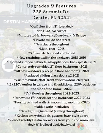 $495,000 | 328 Summit Drive, Destin, FL 32541