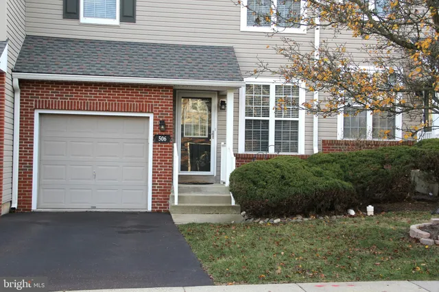 front view of a house with a garden