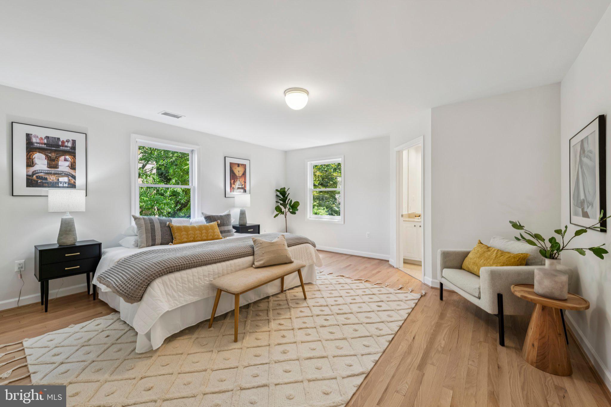 4730 Foxhall Crescent Northwest Washington, DC 20007 - Photo 26 of 37 a living room with furniture and a wooden floor