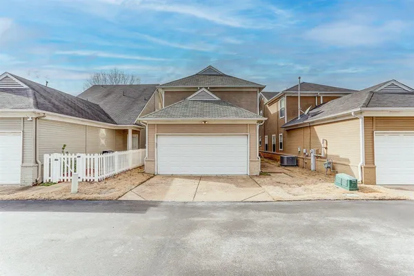 a view of a house with a outdoor space