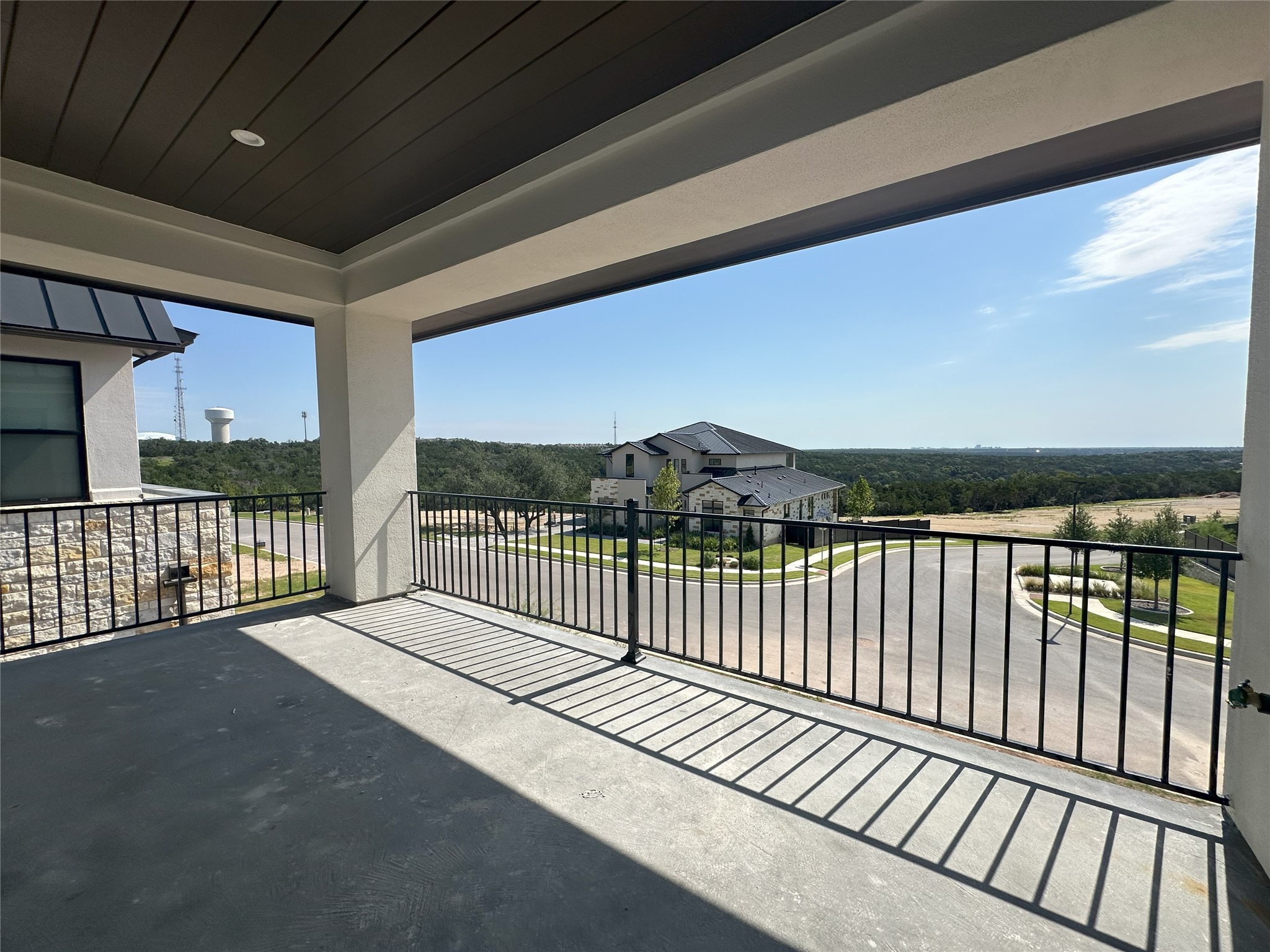 6010 Adhara Pass Austin, TX 78730 - Photo 36 of 38 a balcony with a yard