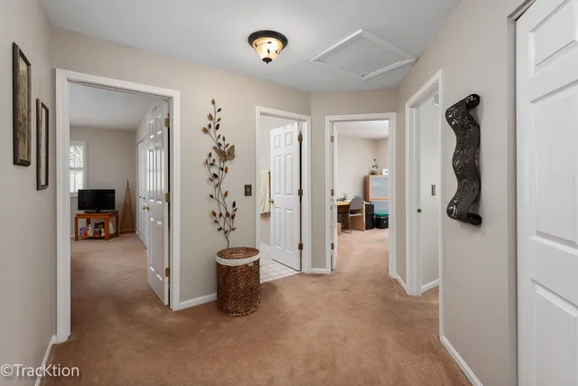 wooden floor and closet in a room