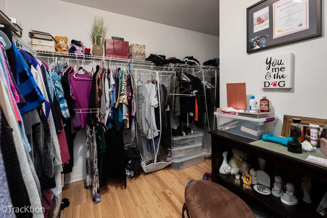 a walk in closet
