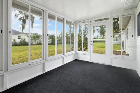 a view of a large window with an outdoor space