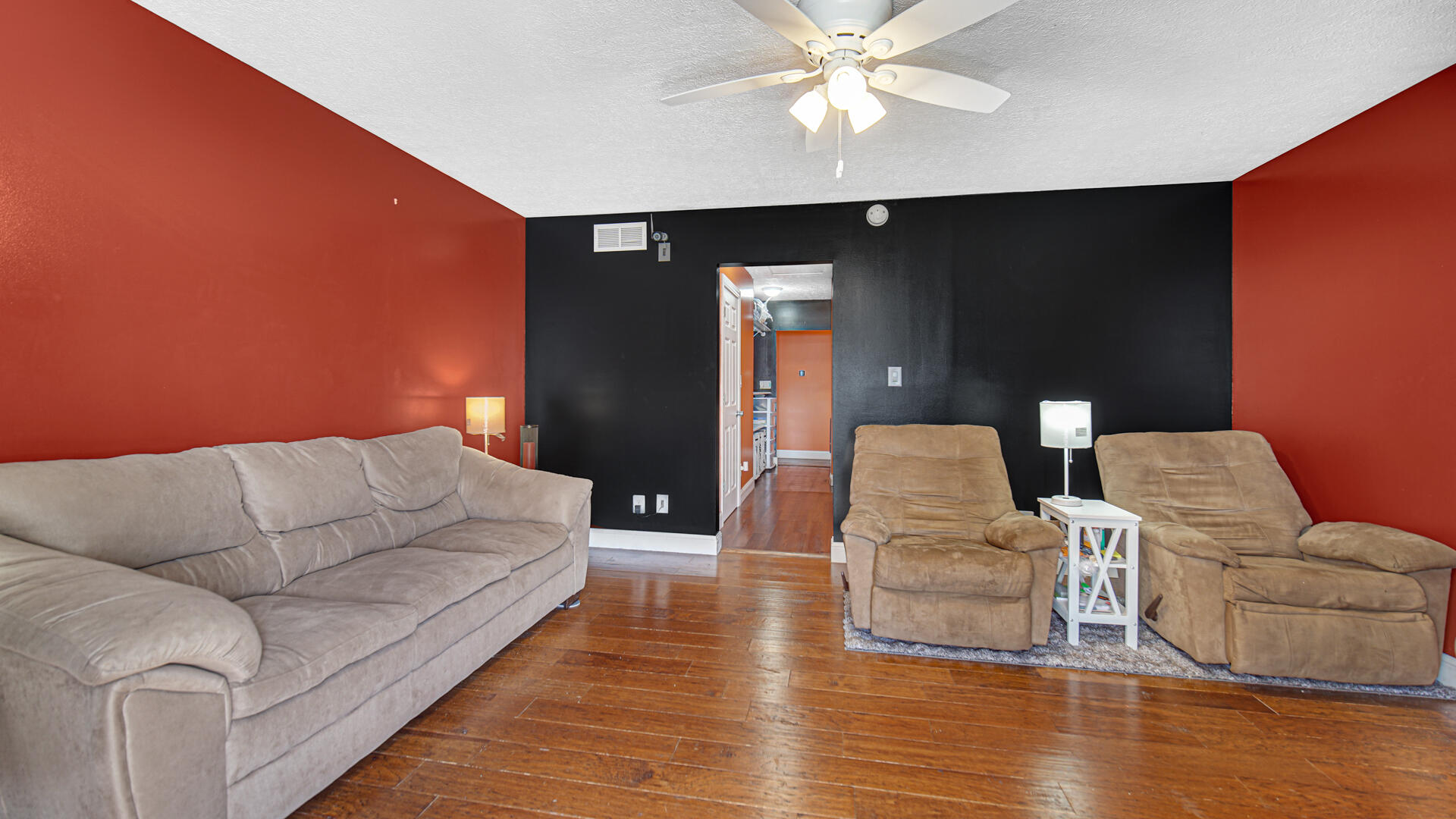 324 West Johnson Road La Porte, IN 46350 - Photo 19 of 34 a living room with furniture and a wooden floor