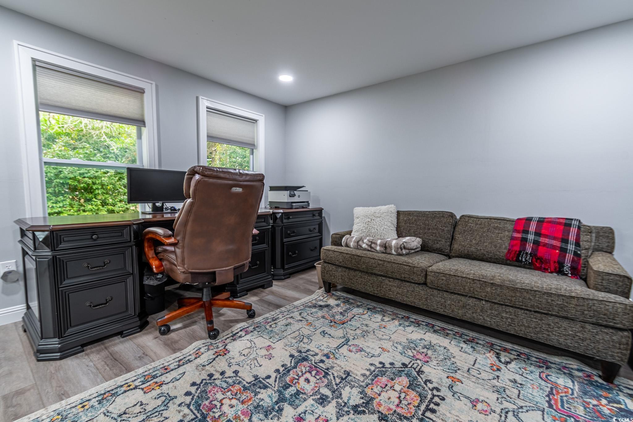 5307 North Ocean Boulevard Myrtle Beach, SC 29577 - Photo 19 of 39 Office space with light wood-type flooring and recessed lighting