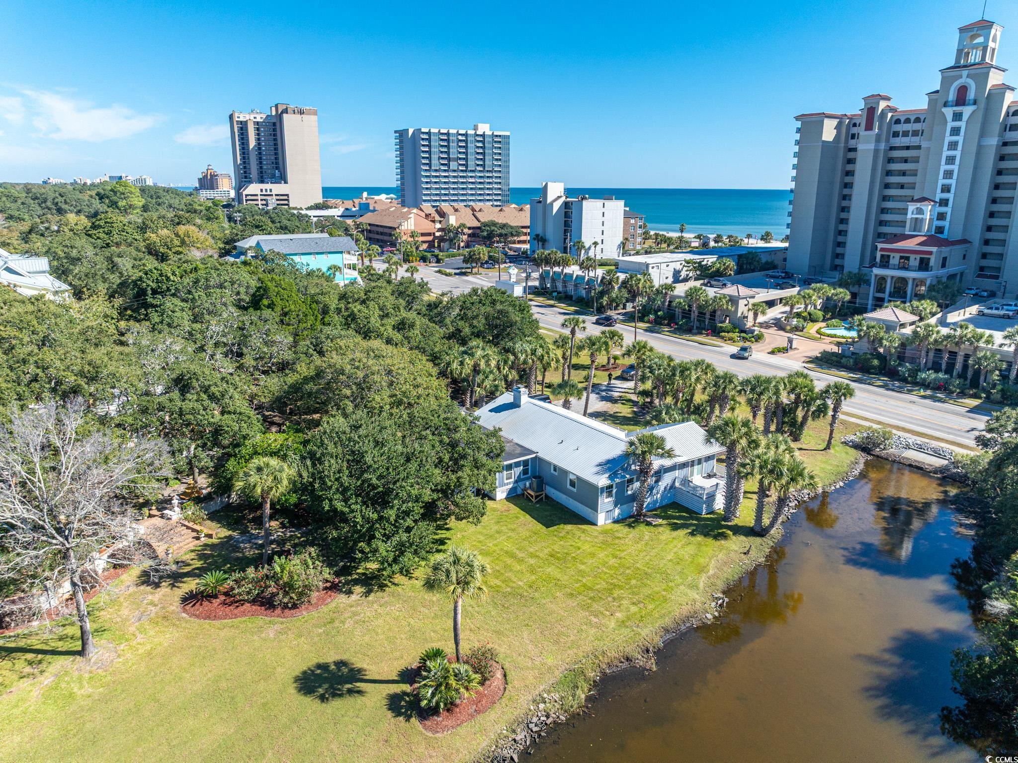 5307 North Ocean Boulevard Myrtle Beach, SC 29577 - Photo 3 of 39 View of urban area featuring a nearby body of water