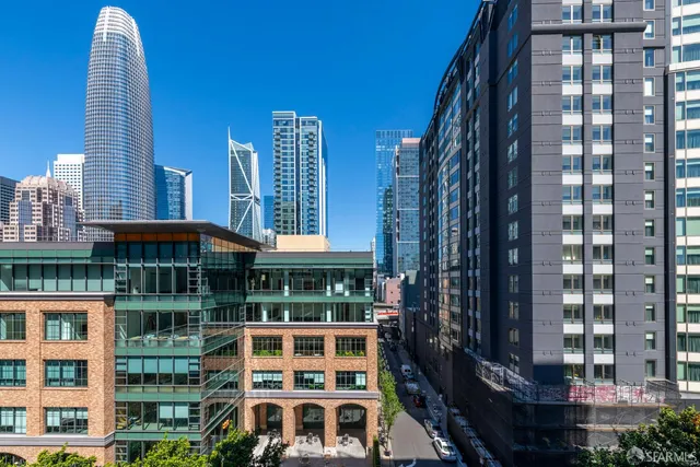 a front view of a building