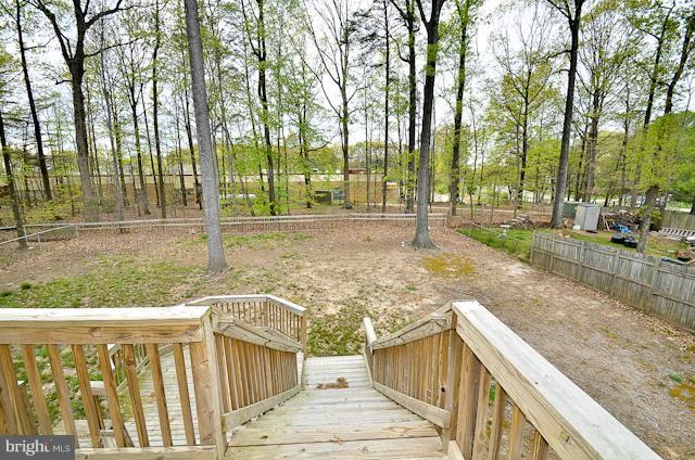 6902 Huntsman Boulevard Springfield, VA 22153 - Photo 19 of 27 a view of a backyard with wooden fence