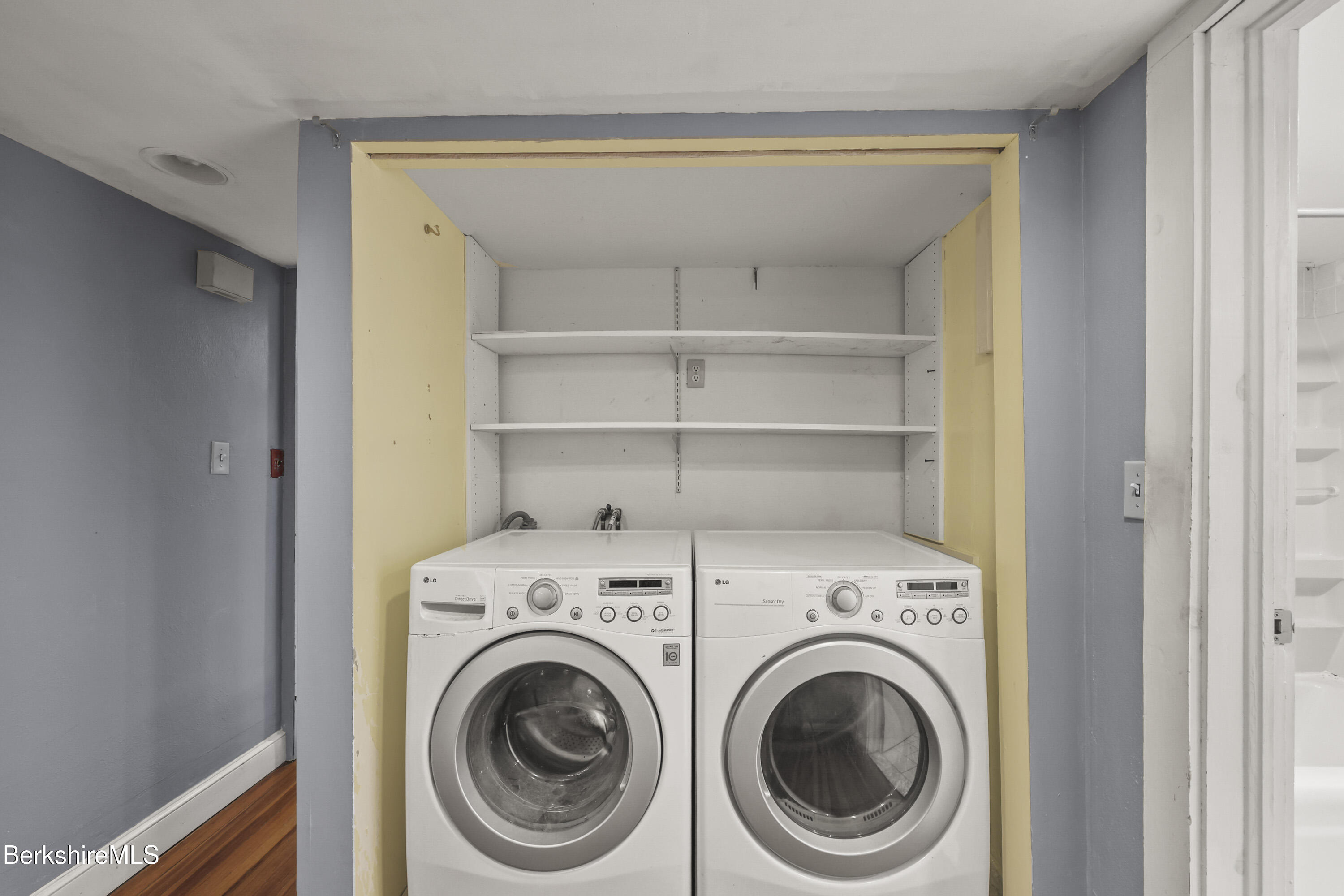 2801 State Road Richmond, MA 01254 - Photo 12 of 46 a view of a hallway with washer and dryer