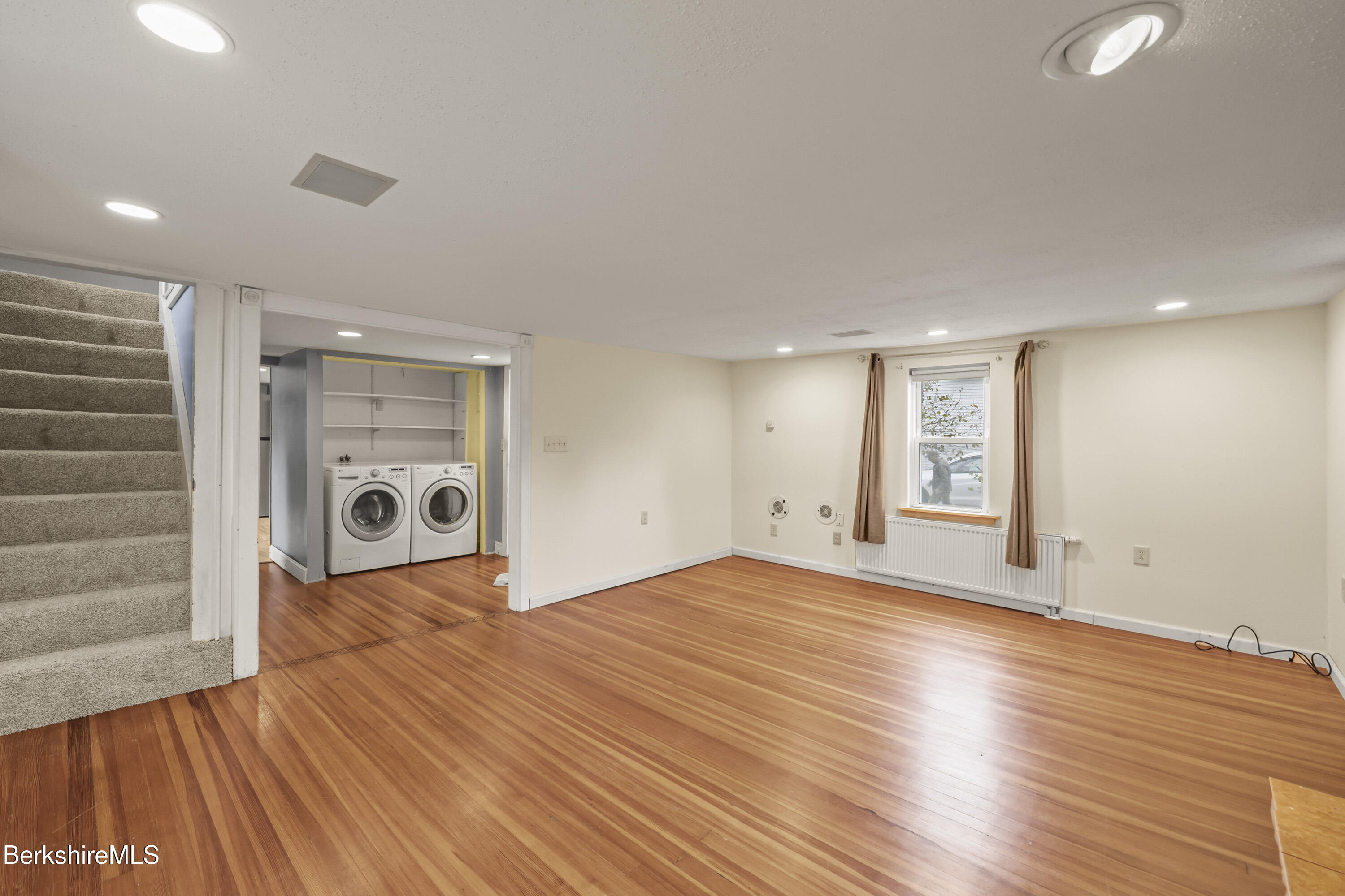 2801 State Road Richmond, MA 01254 - Photo 10 of 46 a view of an empty room with wooden floor and a window
