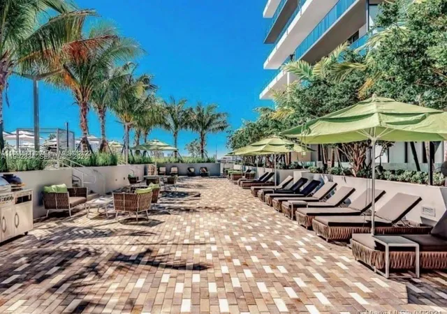 a view of outdoor space yard deck patio and outdoor kitchen