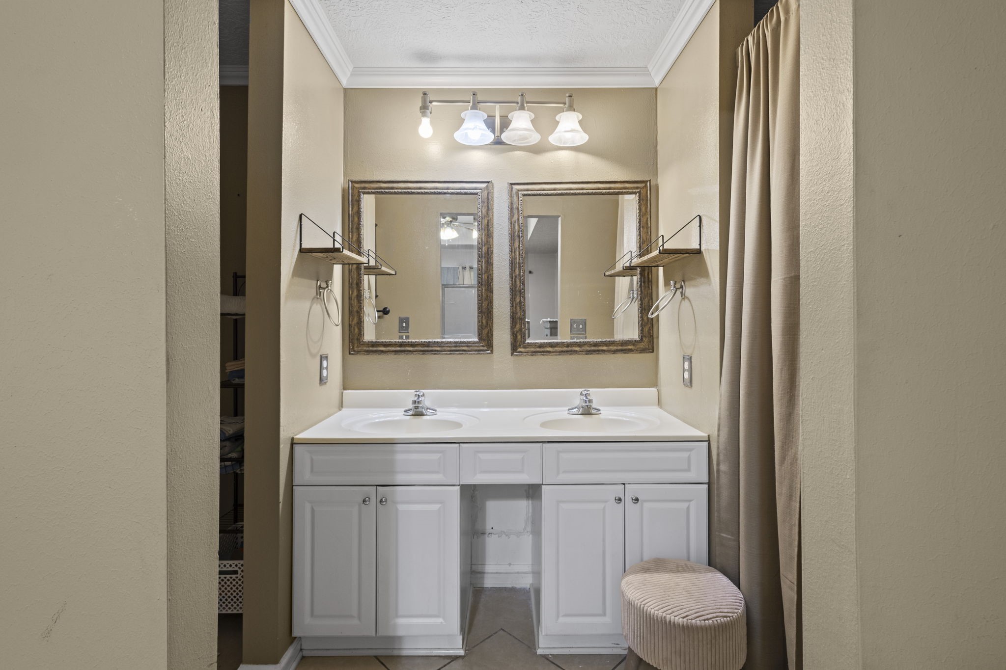 269 East Chance Cutoff Lumberton, TX 77657 - Photo 15 of 24 a bathroom with a sink a toilet and a mirror