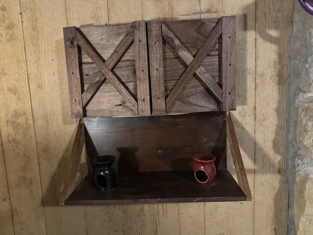 a view of a door of the house