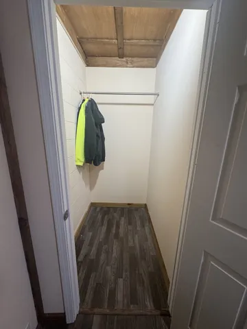 a view of outdoor space with garden