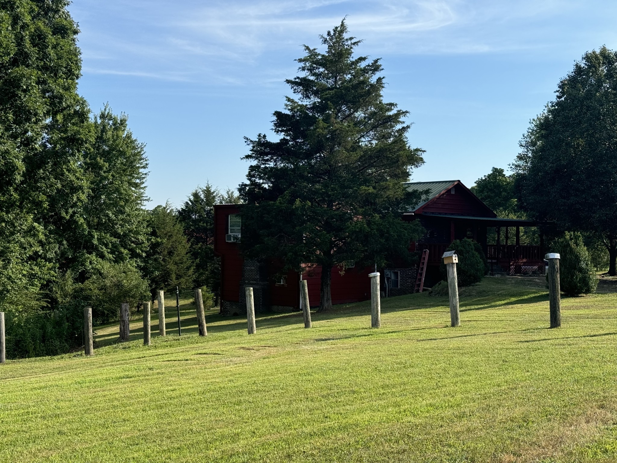 10795 Back Piney Road Bon Aqua, TN 37025 - Photo 55 of 64 a view of a house with a backyard