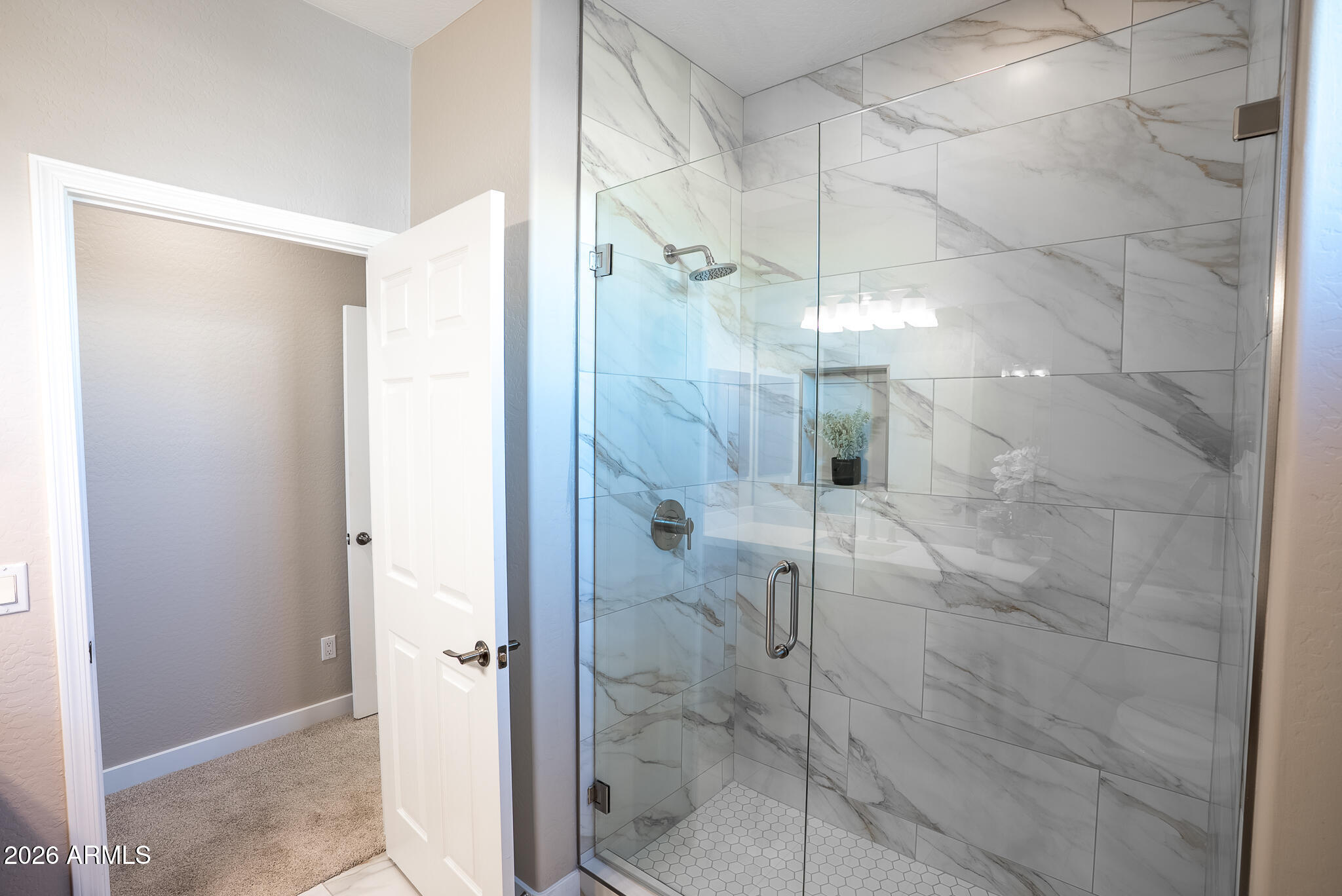 9551 East Redfield Road, Unit 1048 Scottsdale, AZ 85260 - Photo 14 of 19 brand new tiles shower and glass door