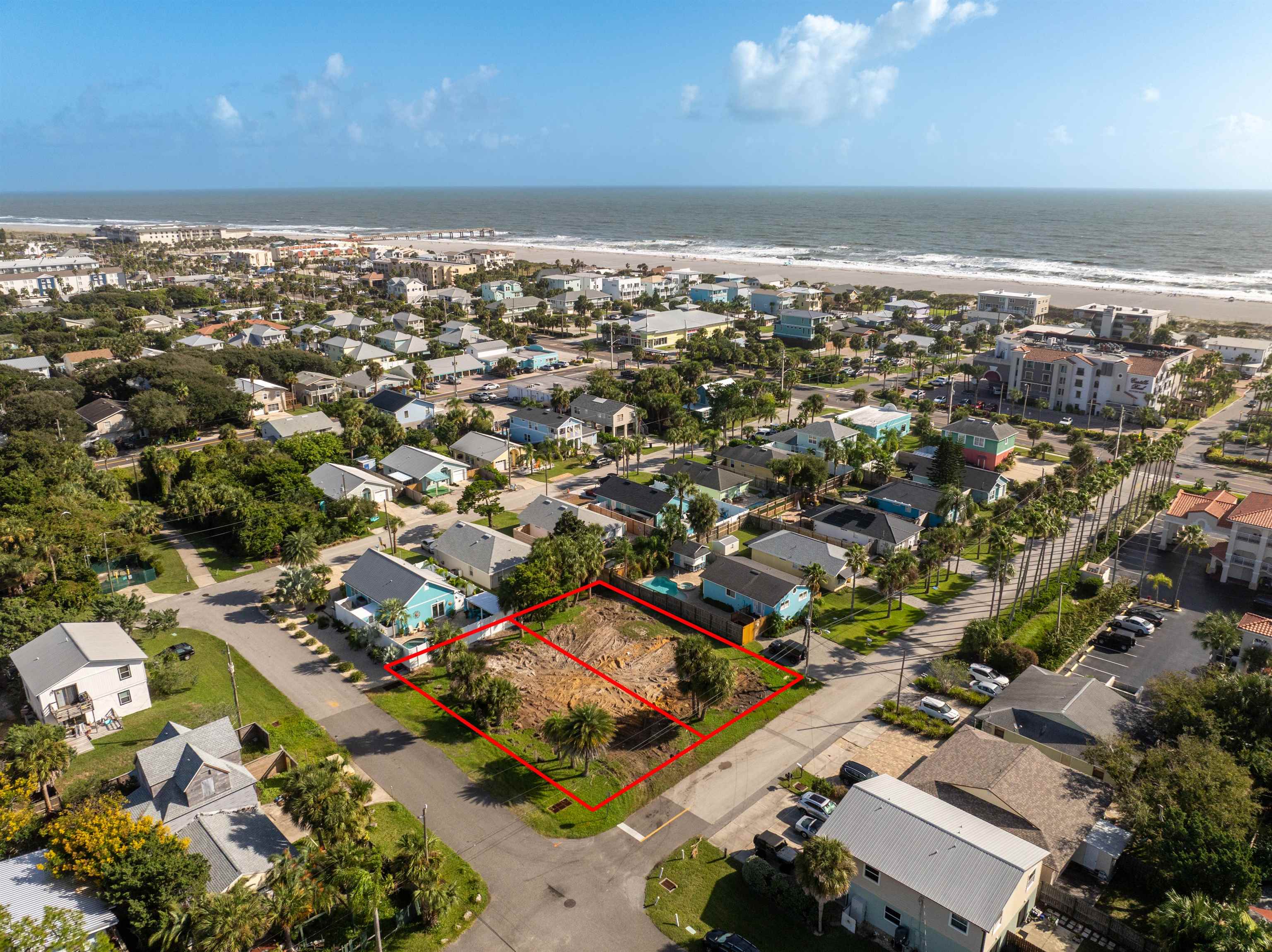 120 9th Street St. Augustine, FL 32080 - Photo 5 of 10 an aerial view of multiple house