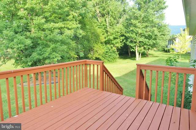 a view of balcony and deck