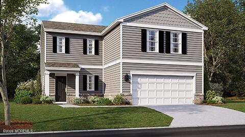 48 East 3rd Street Howell, NJ 07731 - Photo 1 of 20 a front view of a house with a yard