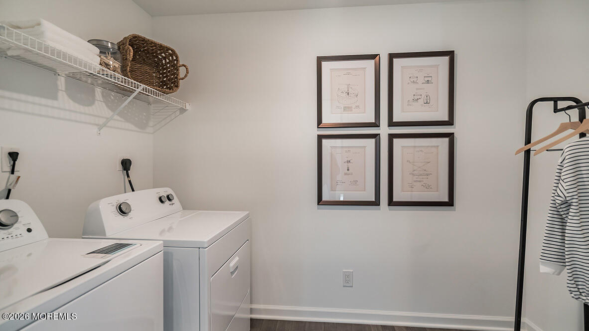 48 East 3rd Street Howell, NJ 07731 - Photo 17 of 20 a utility room with dryer and washer