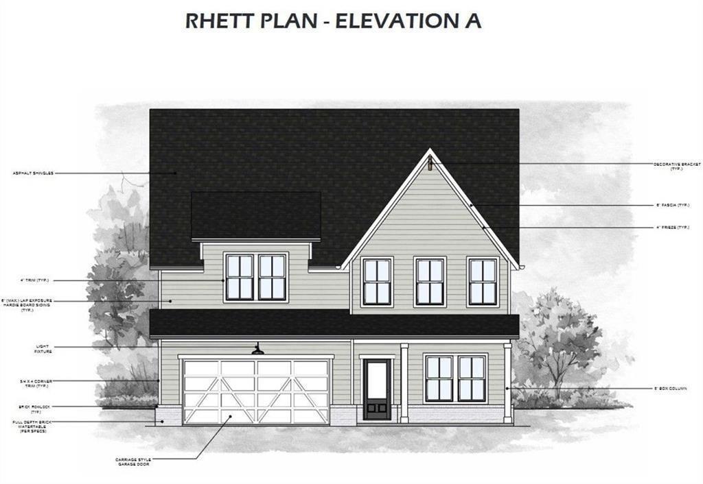 5155 Reece Run Cumming, GA 30041 - Photo 2 of 4 a black and white photo of a very nice looking building