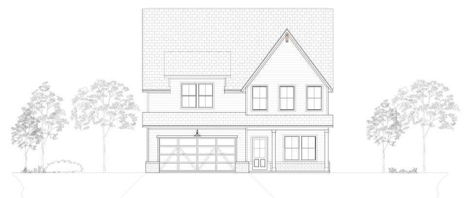 5155 Reece Run Cumming, GA 30041 - Photo 3 of 4 a black and white photo of a lake