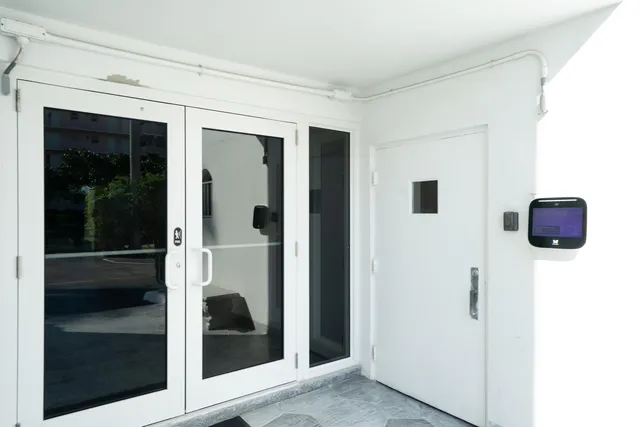 a car parked in front of a house