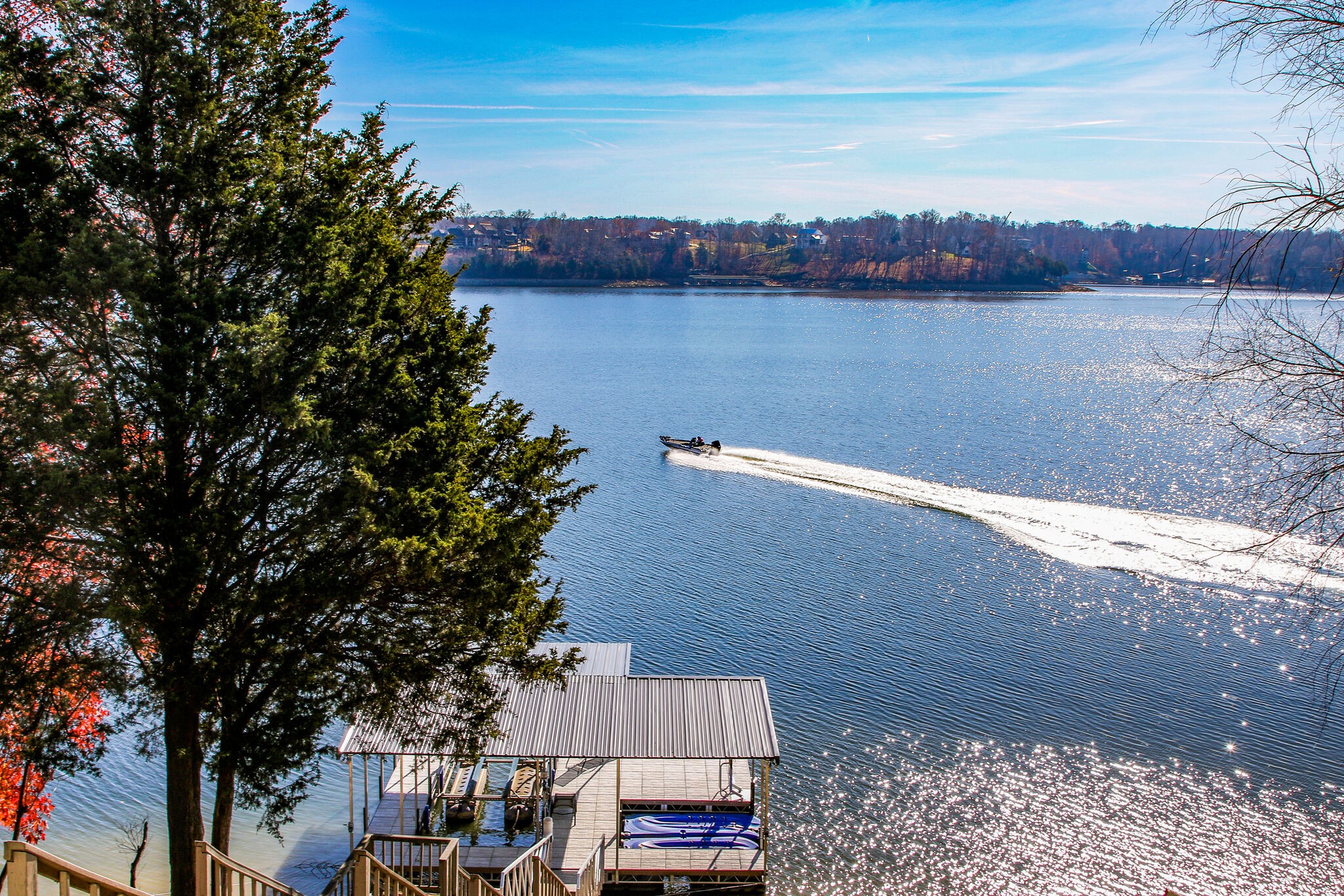 175 Holly Tree Drive Estill Springs, TN 37330 - Photo 35 of 38 a view of a lake with a mountain in the background
