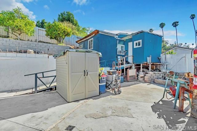 a view of storage and utility room