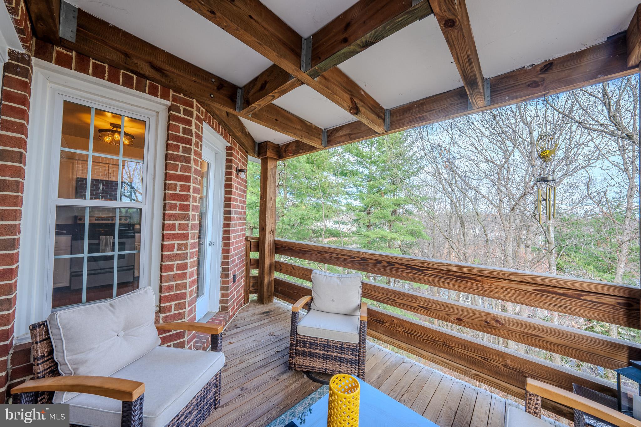 11168 Beaver Trail Court Reston, VA 20191 - Photo 35 of 42 a view of a two chairs in the balcony